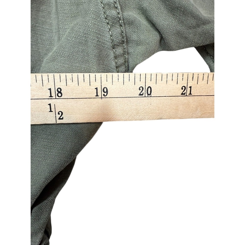 Free People Womens Green Reworked Army Hooded Gorpcore Utility Jacket Size XS - Picture 4 of 6